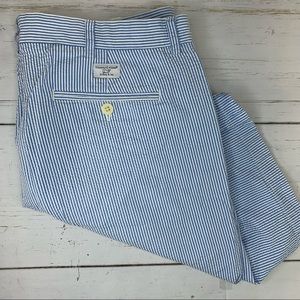 Vineyard Vines Club Short Mens Flat Front Chino Casual Golf Shorts Size 38 Blue